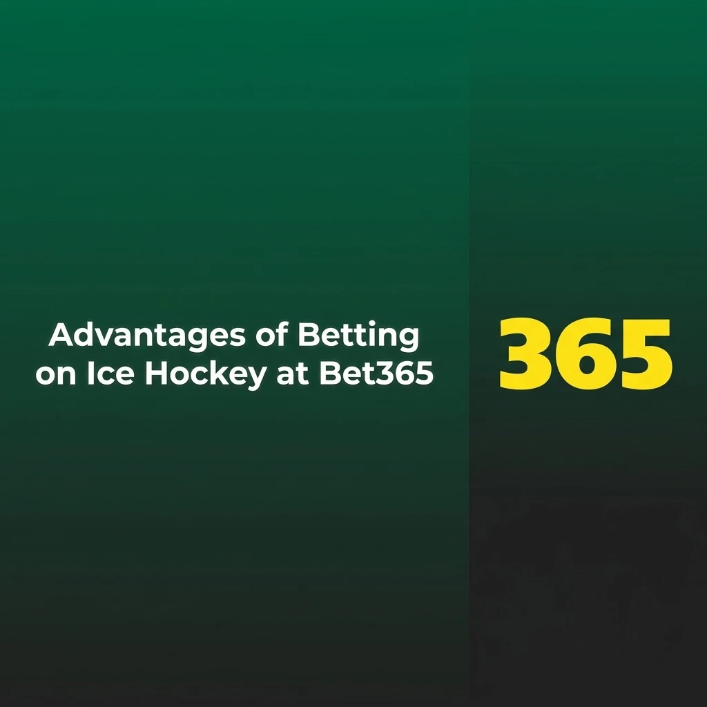Advantages of betting on ice hockey at Bet365 including live streaming, in-play betting, INR support and cash out features