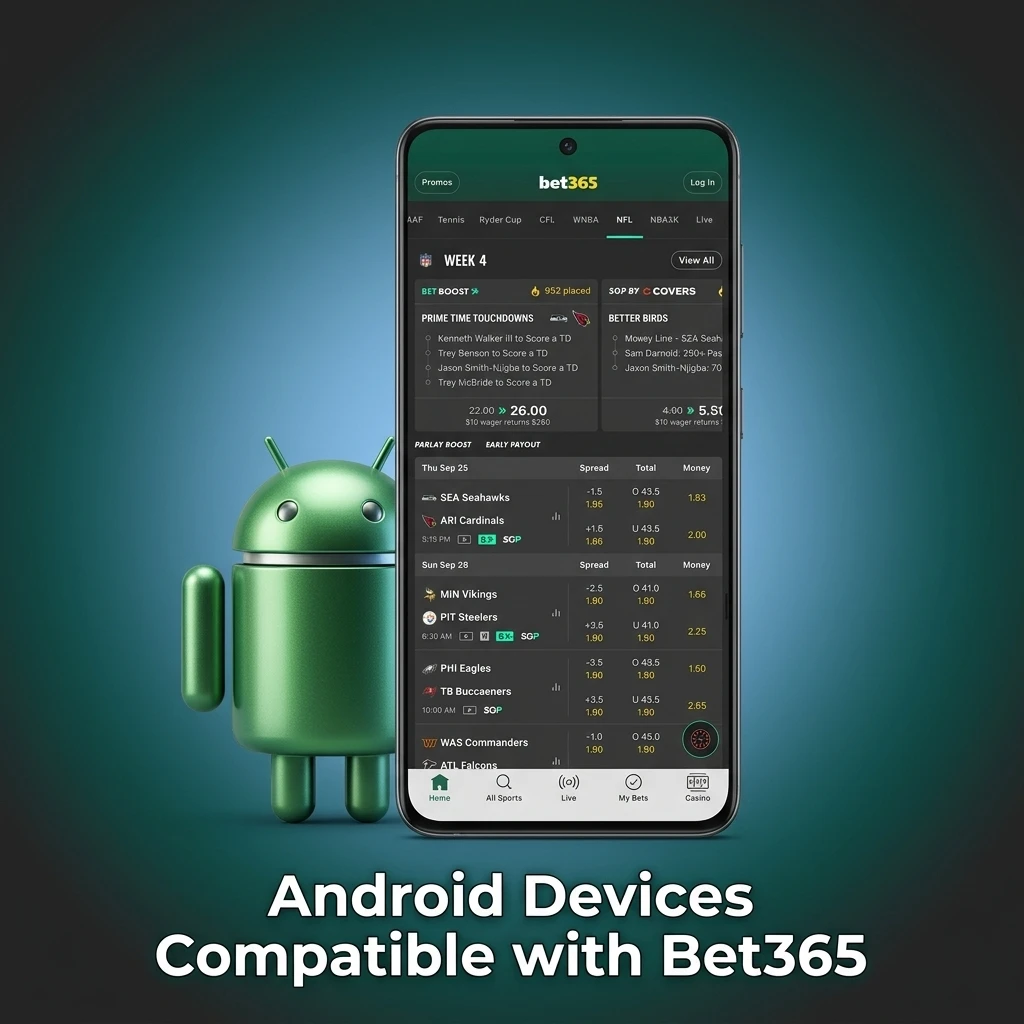 Android devices compatible with Bet365 including Samsung, OnePlus, Xiaomi, Realme, Oppo, Vivo, and Google Pixel models