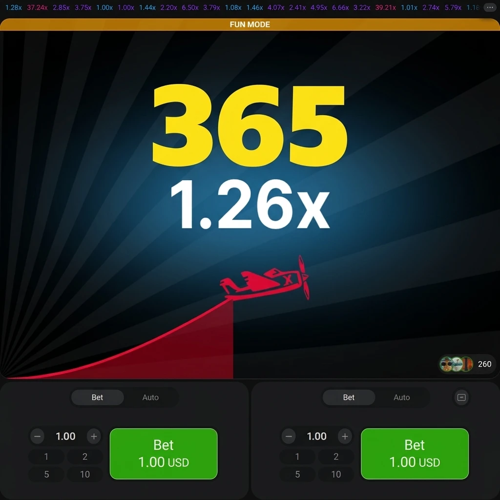 Aviator demo mode on Bet365 with virtual credits, auto cash-out, and dual betting features for free play