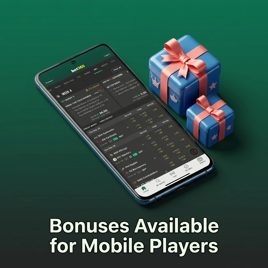 Mobile app bonuses for Indian players including welcome offer, sports and casino promotions with wagering terms listed in app