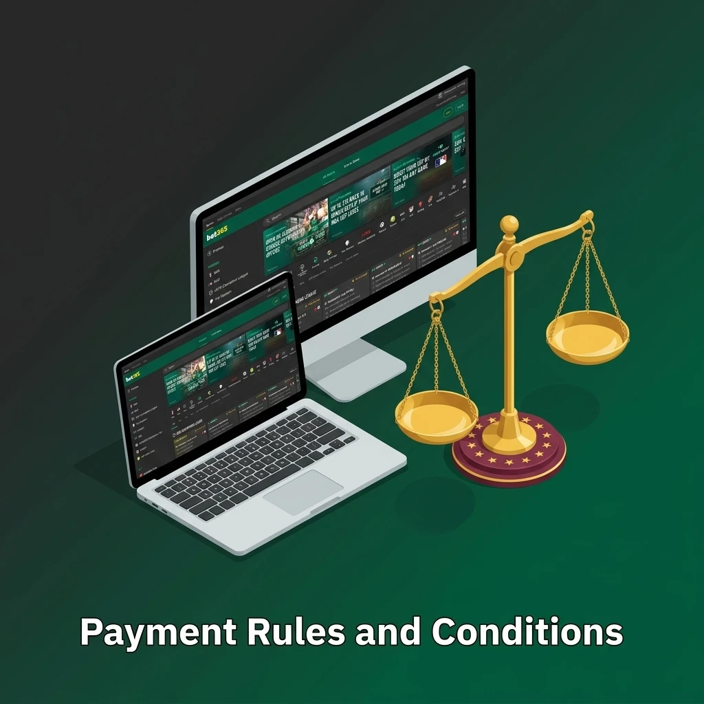 Bet365 India payment rules covering verification, withdrawal methods, limits, INR currency, and bonus wagering conditions