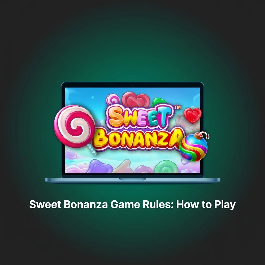Sweet Bonanza 6x5 grid gameplay showing symbols, scatter lollipops, free spins, and multiplier bombs on reels