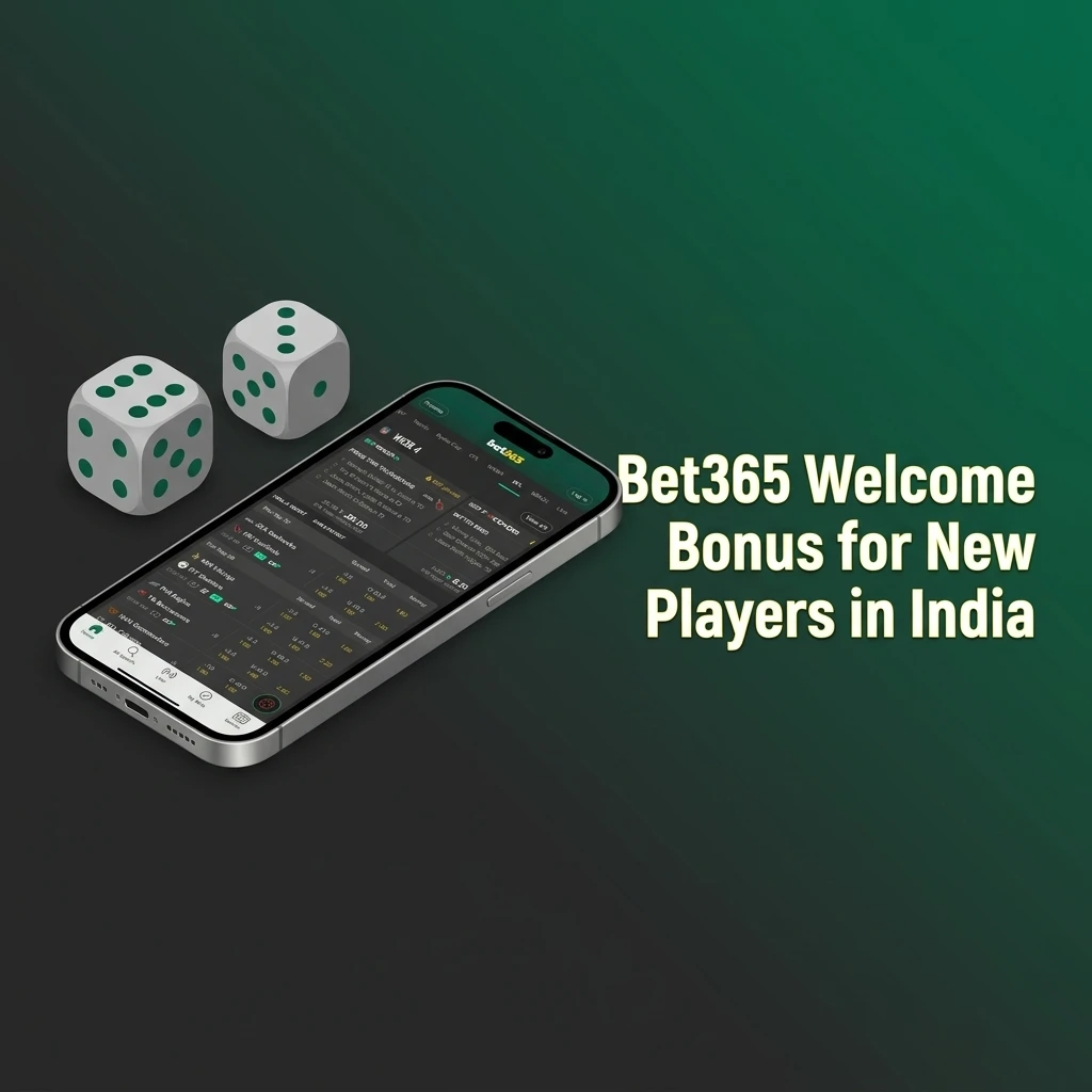 Bet365 welcome bonus for new players in India offering 15% on first deposit up to INR 4,000 for sports betting