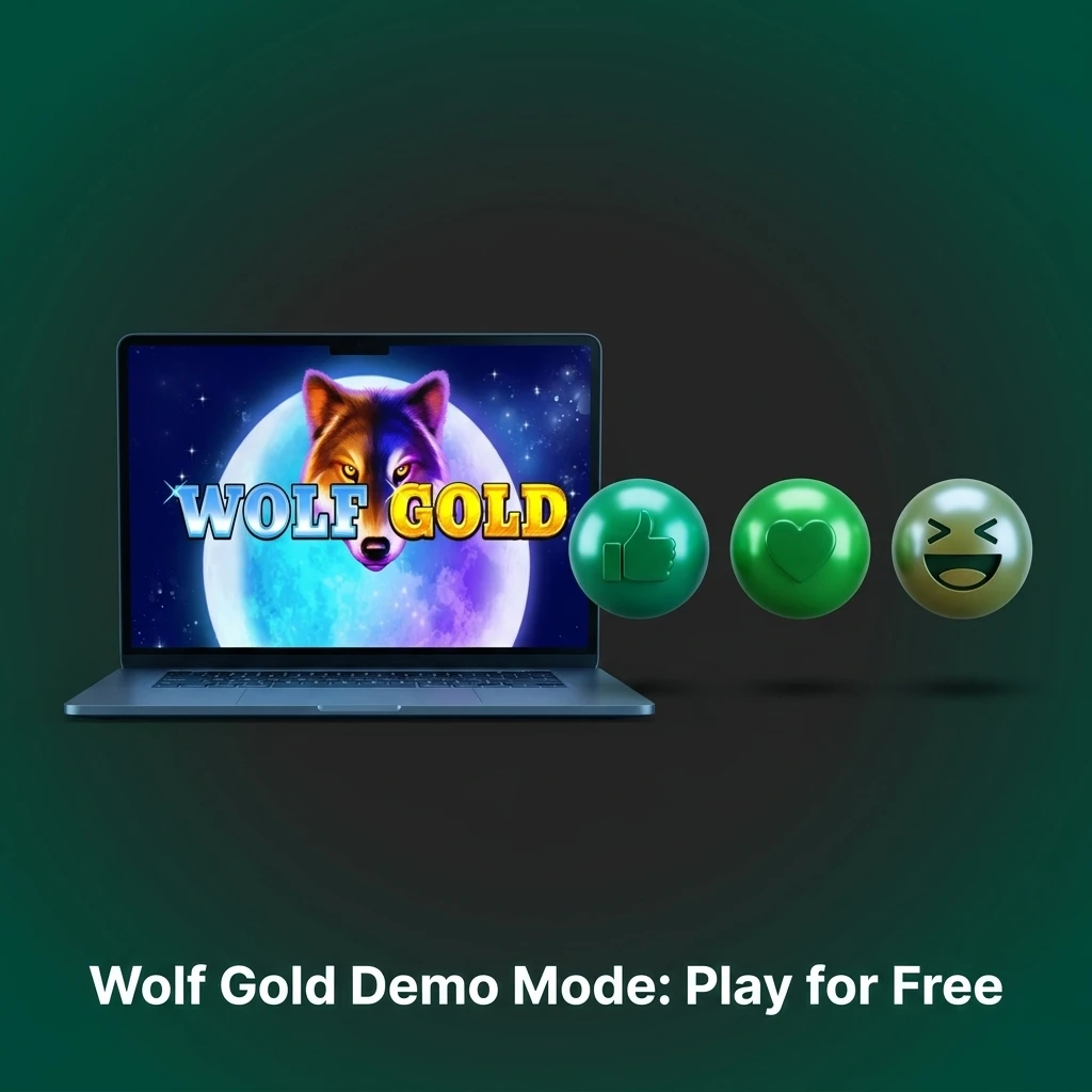 Wolf Gold demo mode gameplay showing free spins and Money Respin bonus features with virtual credits on Bet365