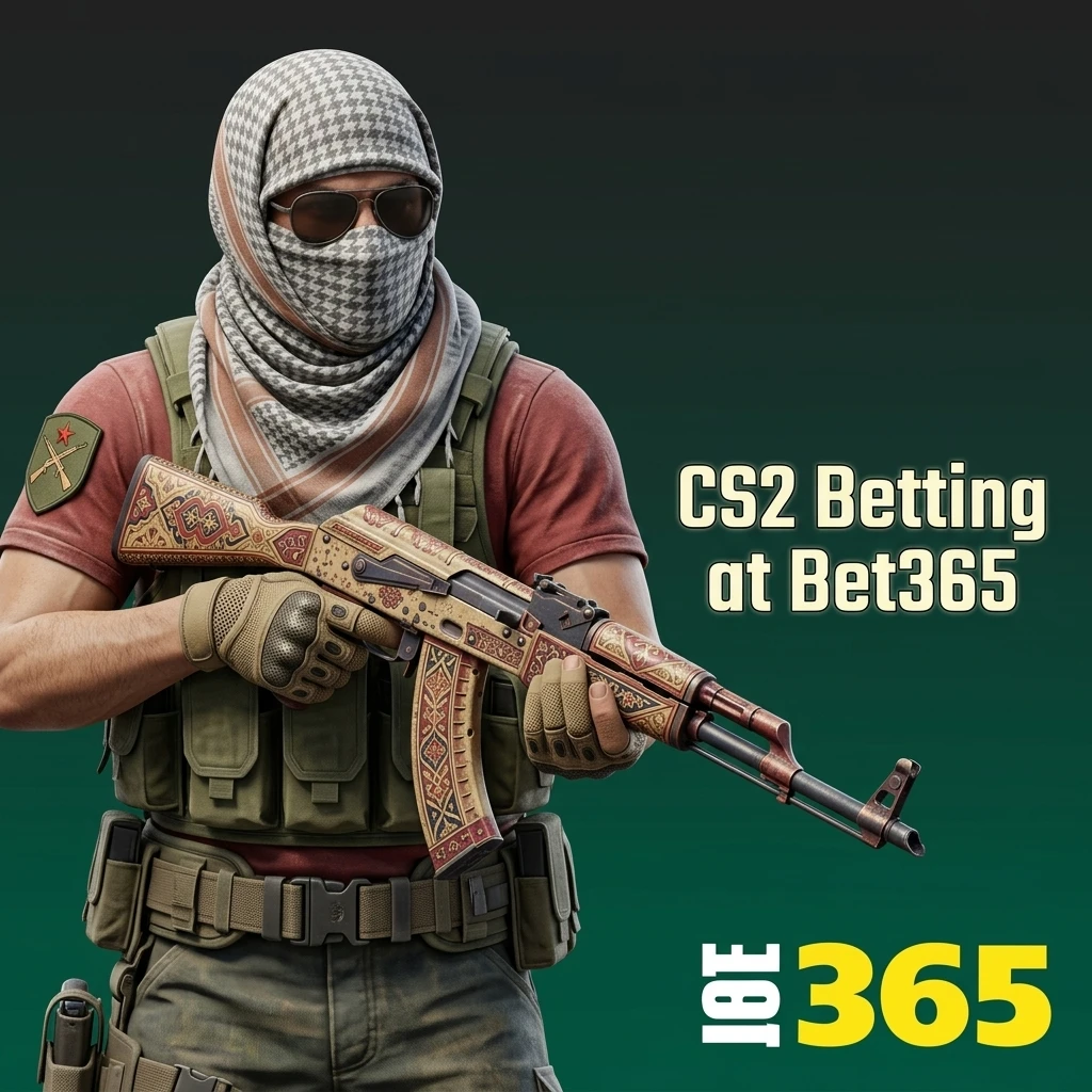 CS2 betting at Bet365 covering match winner, map winner, and live betting markets for Indian players