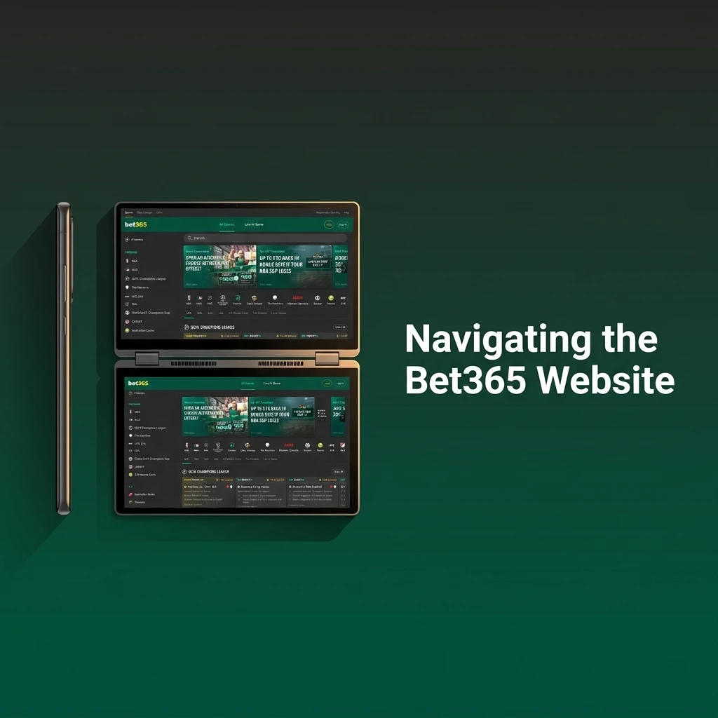 Bet365 website homepage showing top navigation bar with tabs for Sports, In-Play, Casino, Live Casino, Poker, Games and Promotions