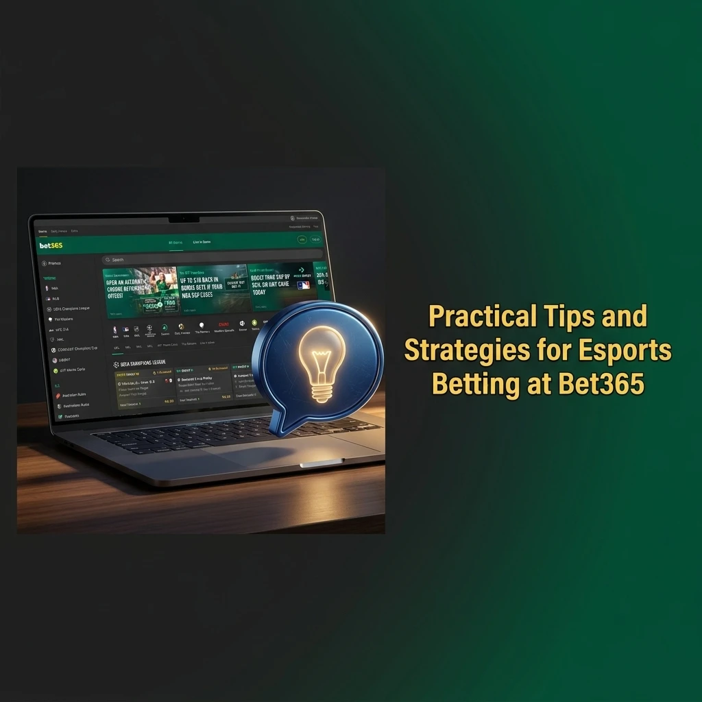 Practical esports betting tips and strategies at Bet365 including bankroll management and live betting advice