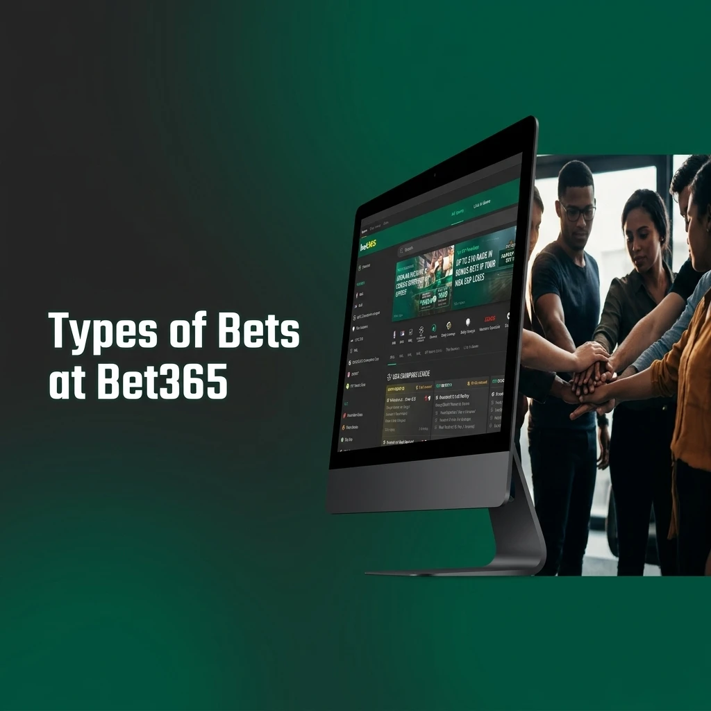 Types of bets at Bet365 including single, accumulator, and system bets explained for different strategies