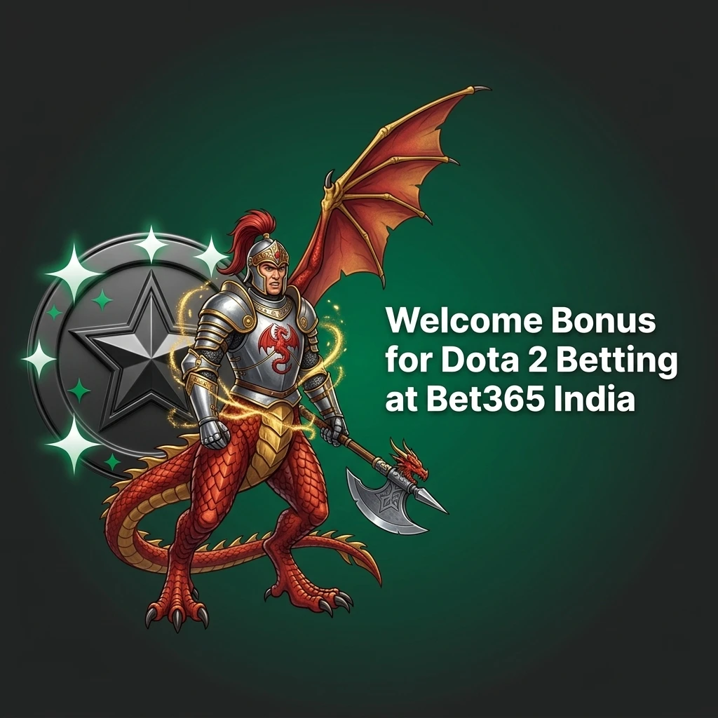 Bet365 India welcome bonus for Dota 2 betting offering 15% deposit bonus up to INR 4,000 for new players