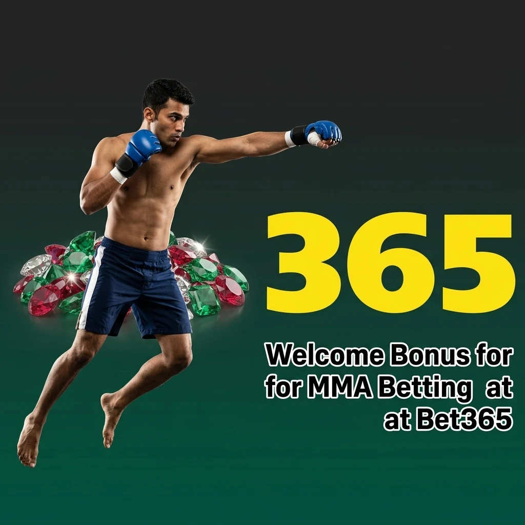 Bet365 welcome bonus for new customers in India applied to MMA betting on UFC events