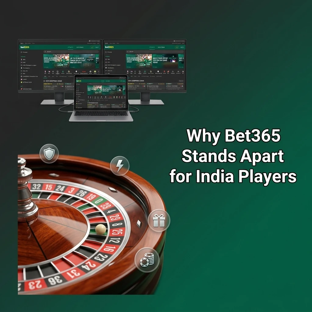 Bet365 features for Indian players including cricket, kabaddi, live betting, competitive odds, and 24/7 support